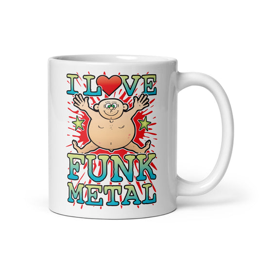 I Love Funk Metal Ceramic Mug