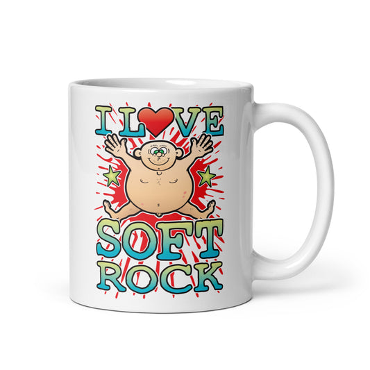 I Love Soft Rock Ceramic Mug