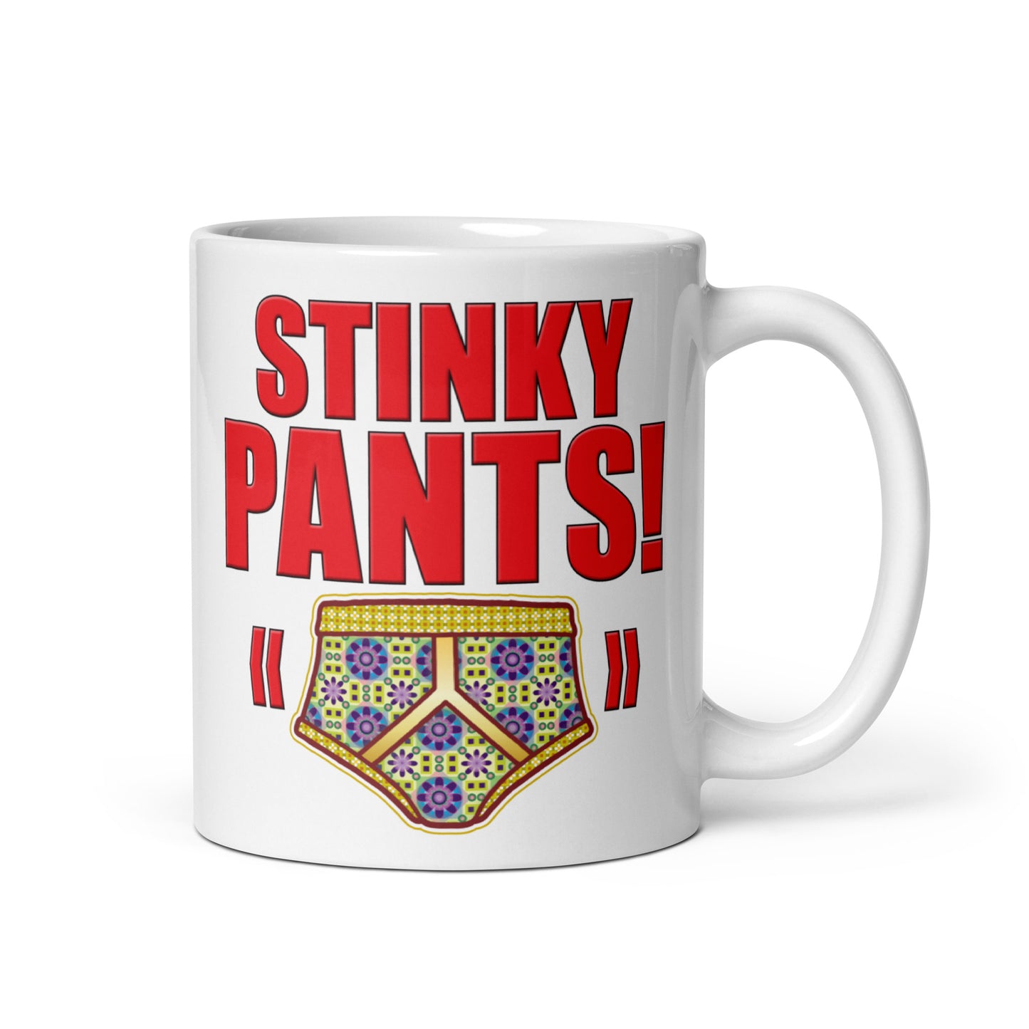 Stinky Pants Funny Slogan Ceramic 11oz Mug