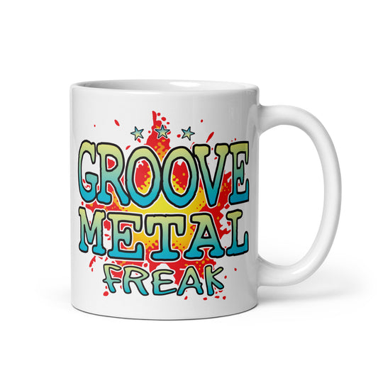 Groove Metal Ceramic Mug