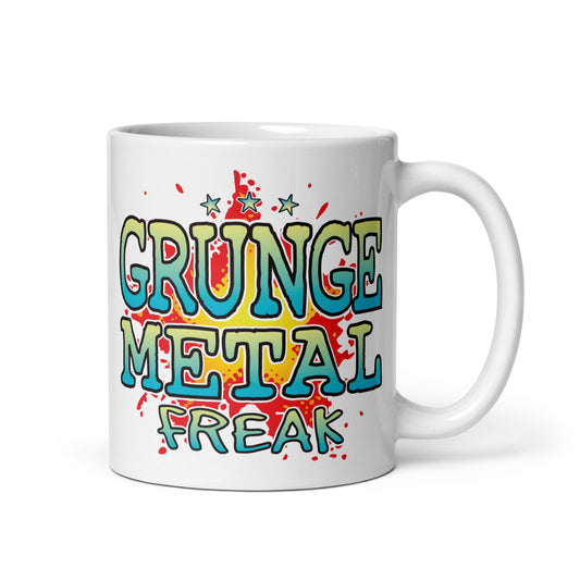 Grunge Metal Ceramic Mug