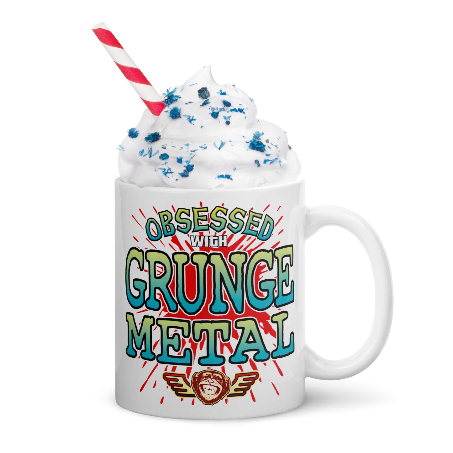 Grunge Metal Ceramic Mug