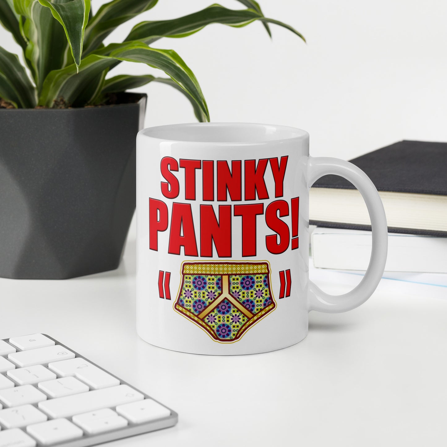 Stinky Pants Funny Slogan Ceramic 11oz Mug