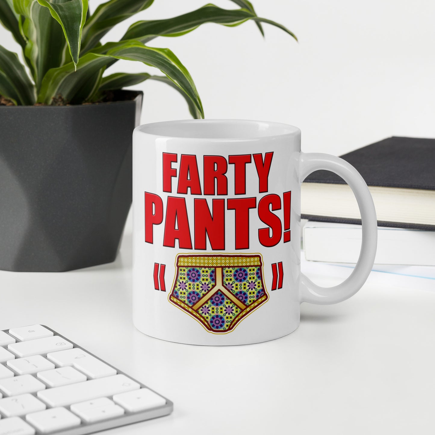 Farty Pants Funny Slogan Ceramic 11oz Mug