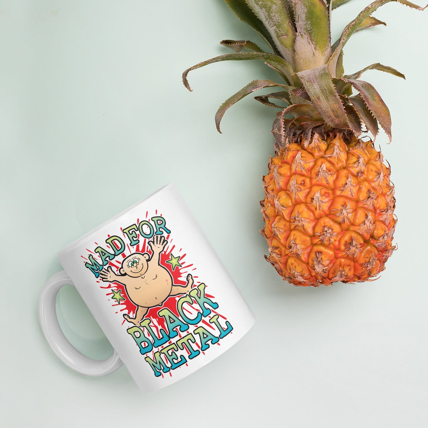 Black Metal Mad Ceramic Mug