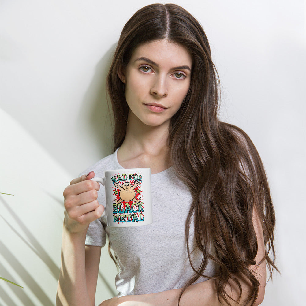 Black Metal Mad Ceramic Mug