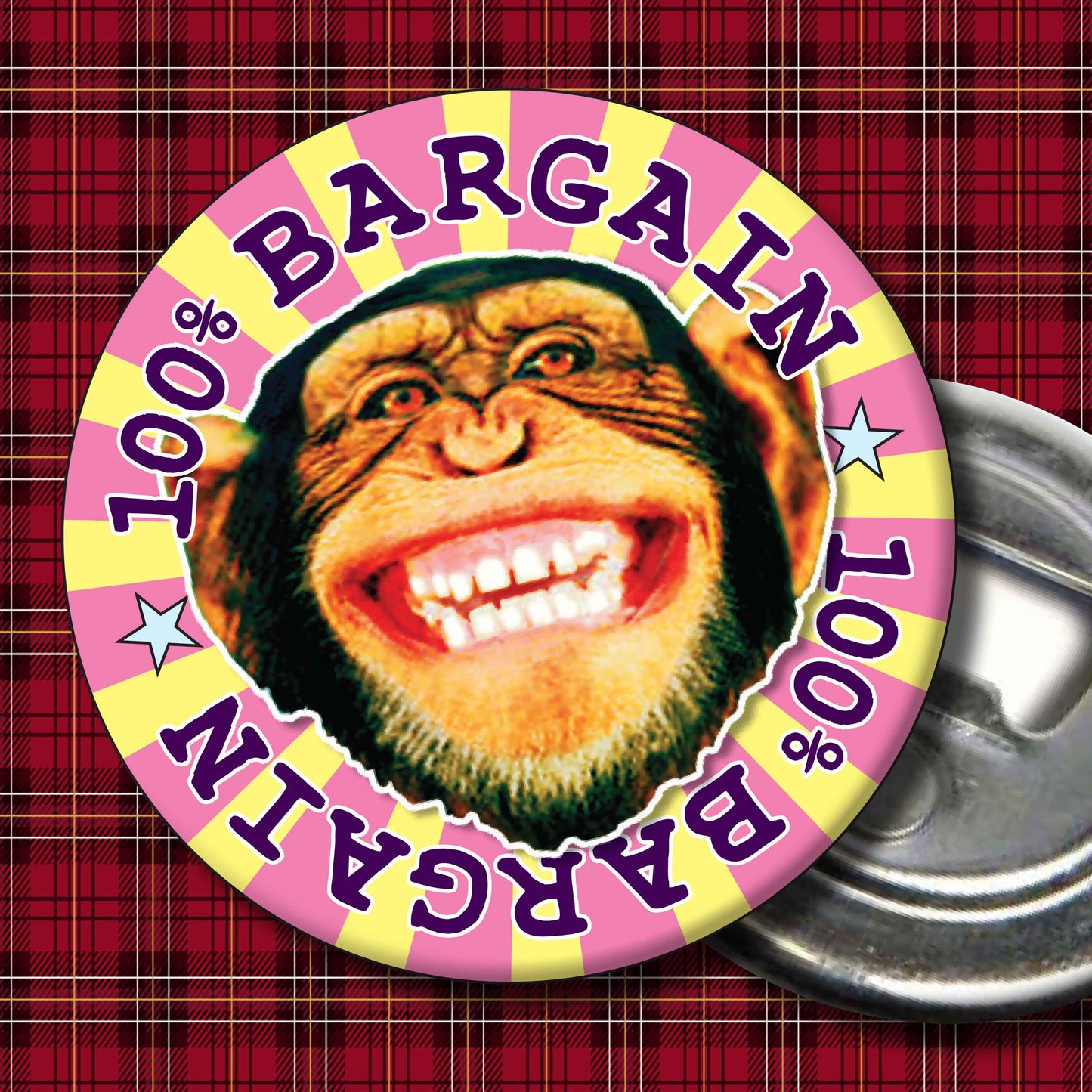100% Bargain Badge + Bottle Opener