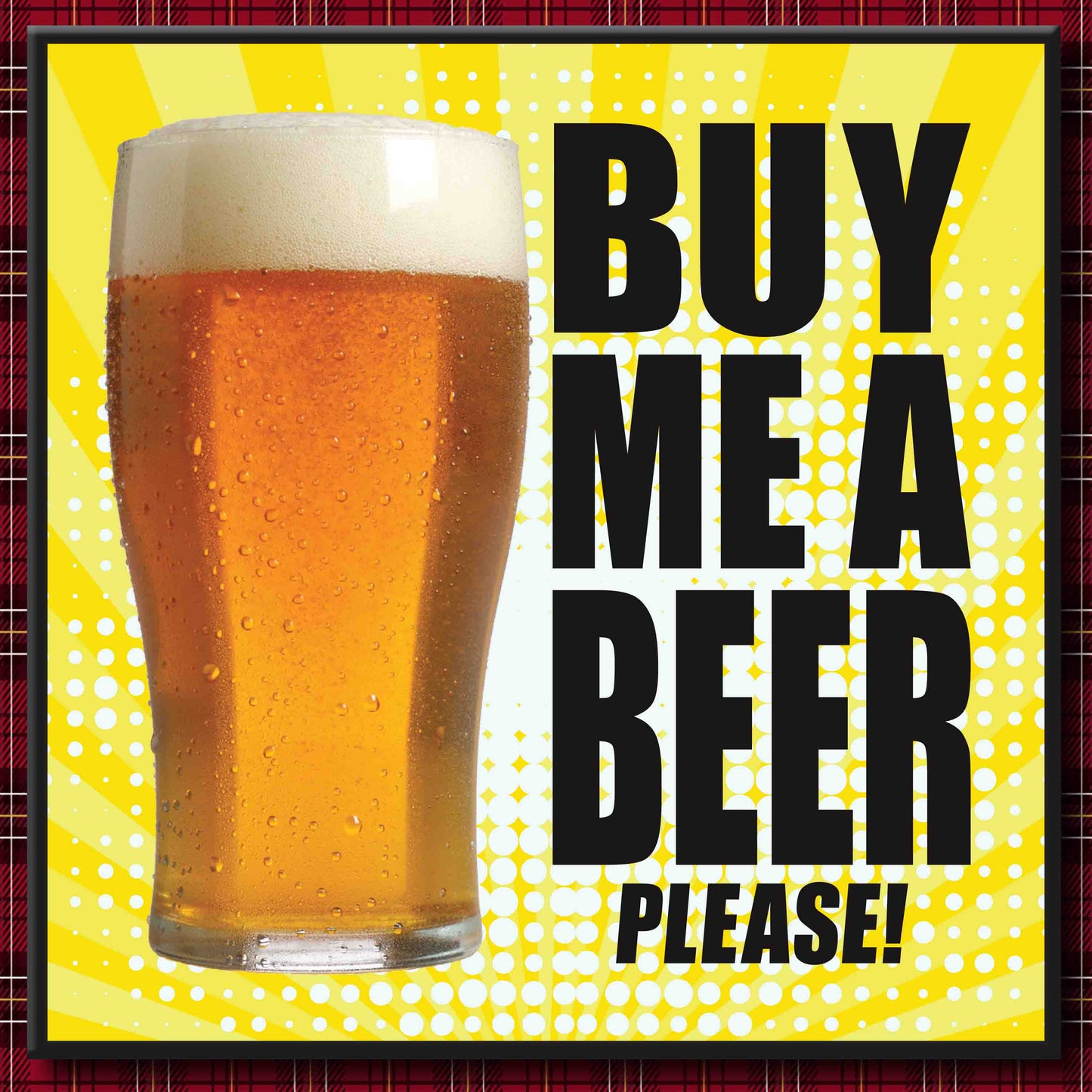 Beer Please! Art Print + Badge + Bottle Opener + Birthday Card