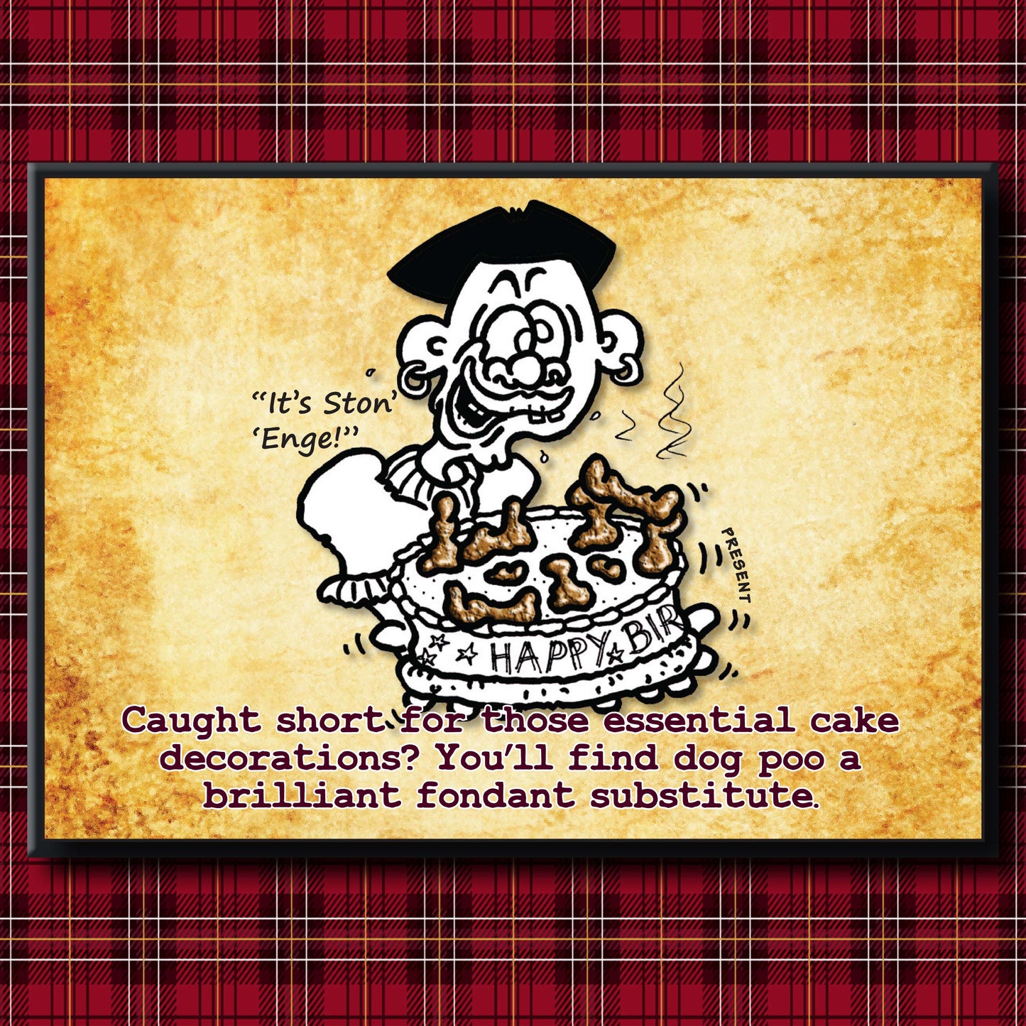 Cake Decoration - Dog Poo Art Print