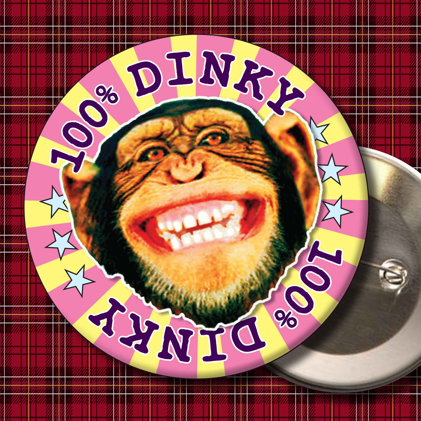 100% Dinky Badge + Bottle Opener