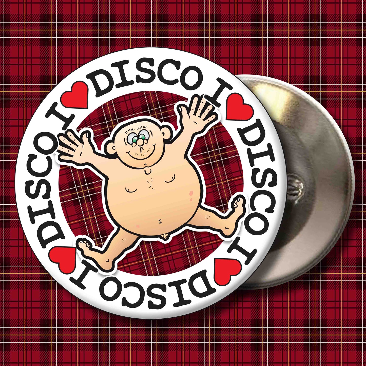 Fat Man "I Love Disco Dancing" Art Print + Stuff