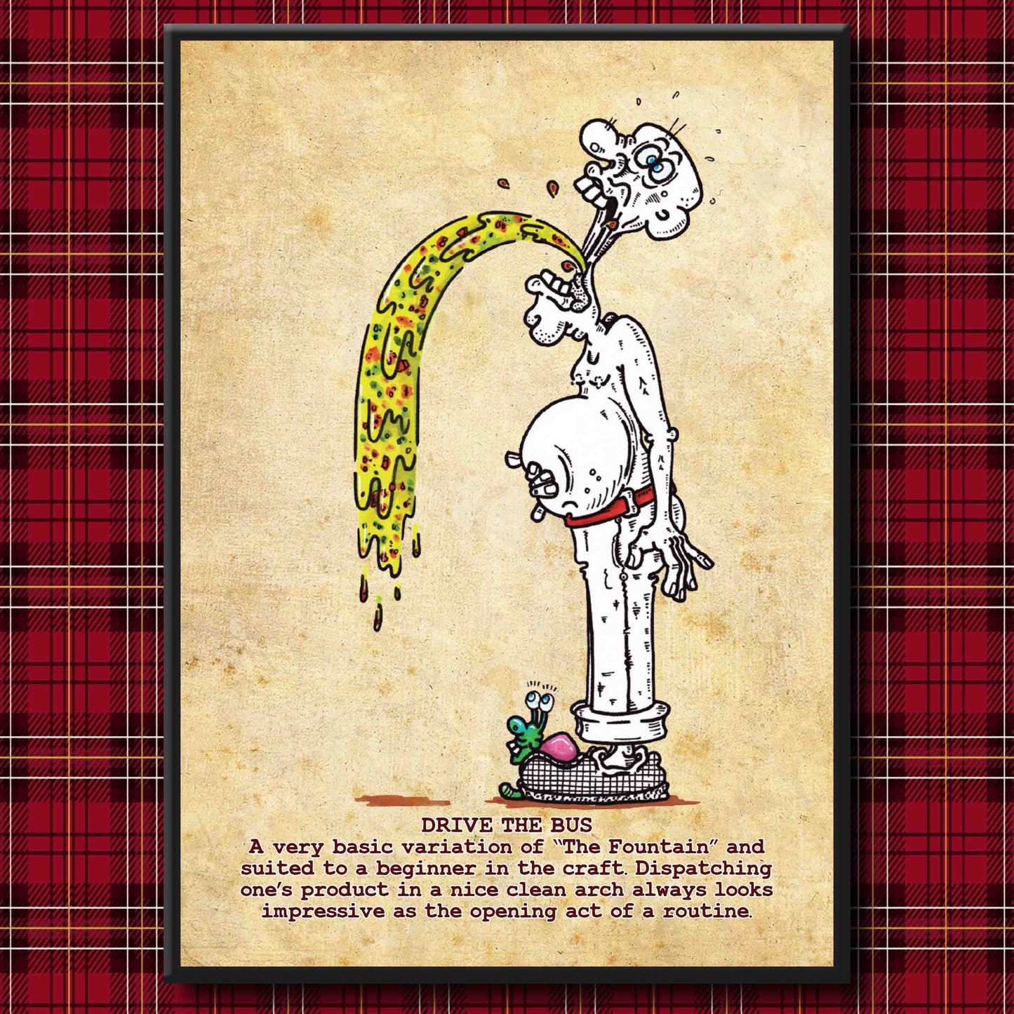 Drive The Bus Art Print