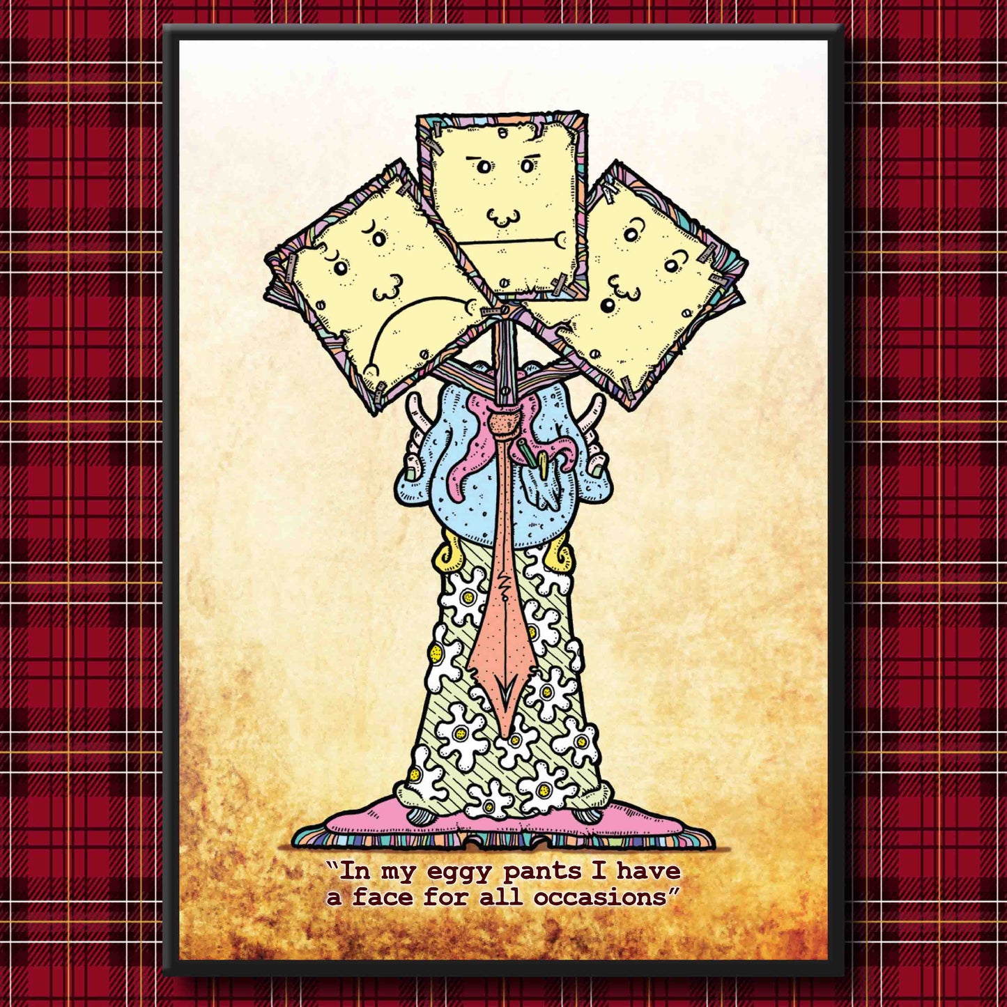 Eggy Pants Art Print