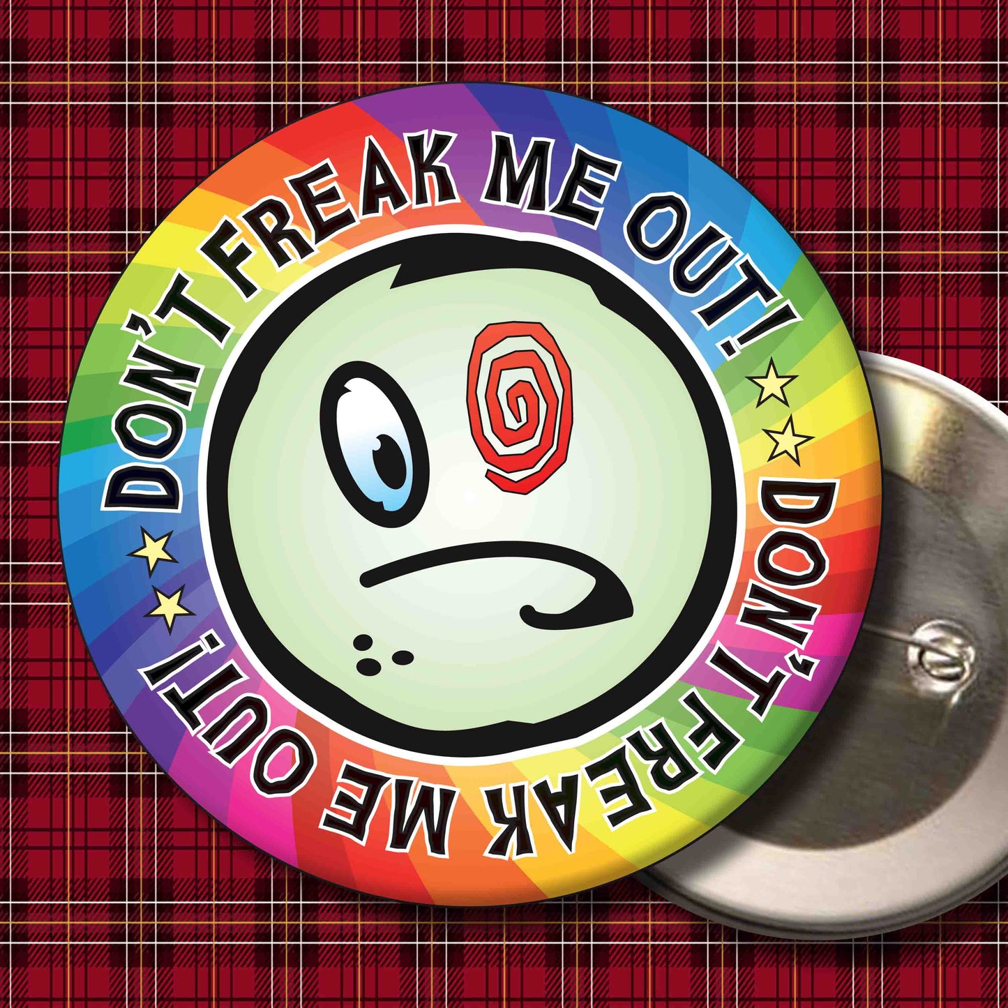 Don't Freak Me Out! Badge + Bottle Opener