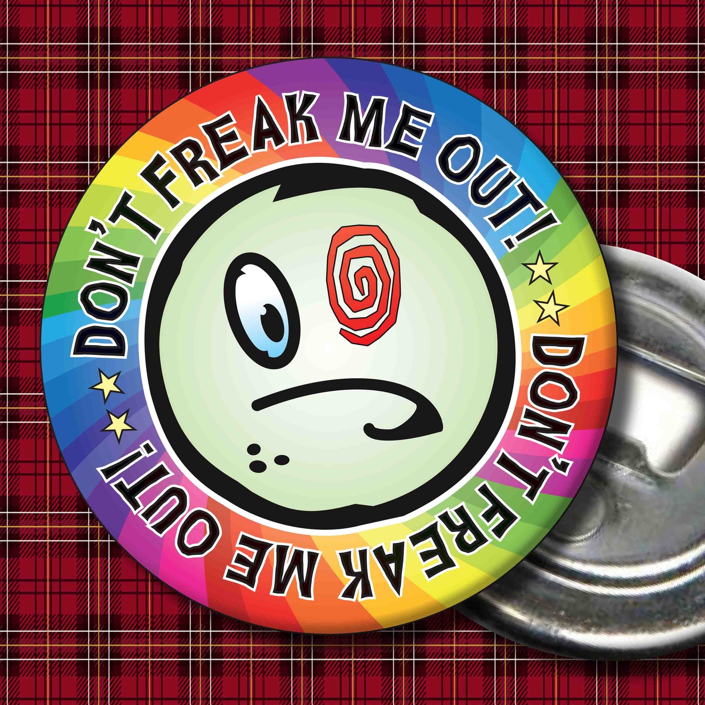 Don't Freak Me Out! Badge + Bottle Opener