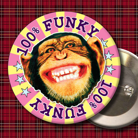 100% Funky Badge + Bottle Opener