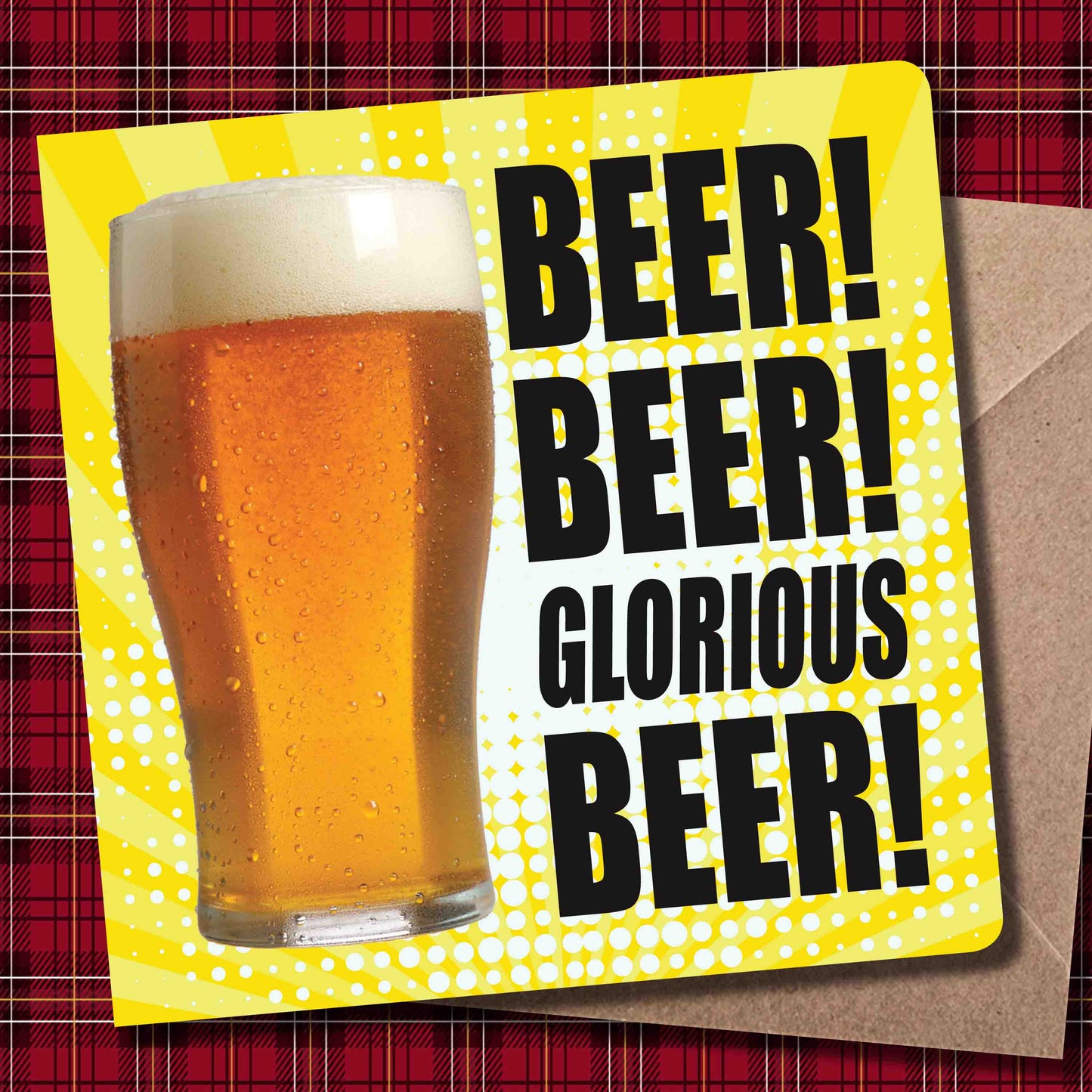 Glorious Beer! Art Print + Badge + Bottle Opener + Birthday Card