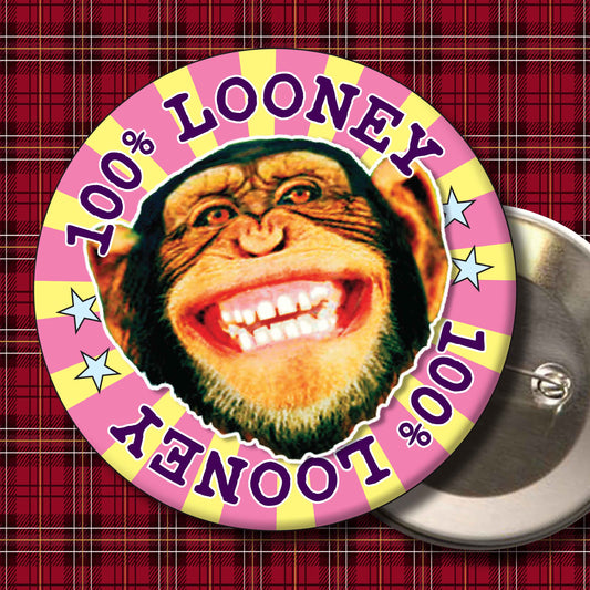 100% Looney Badge + Bottle Opener