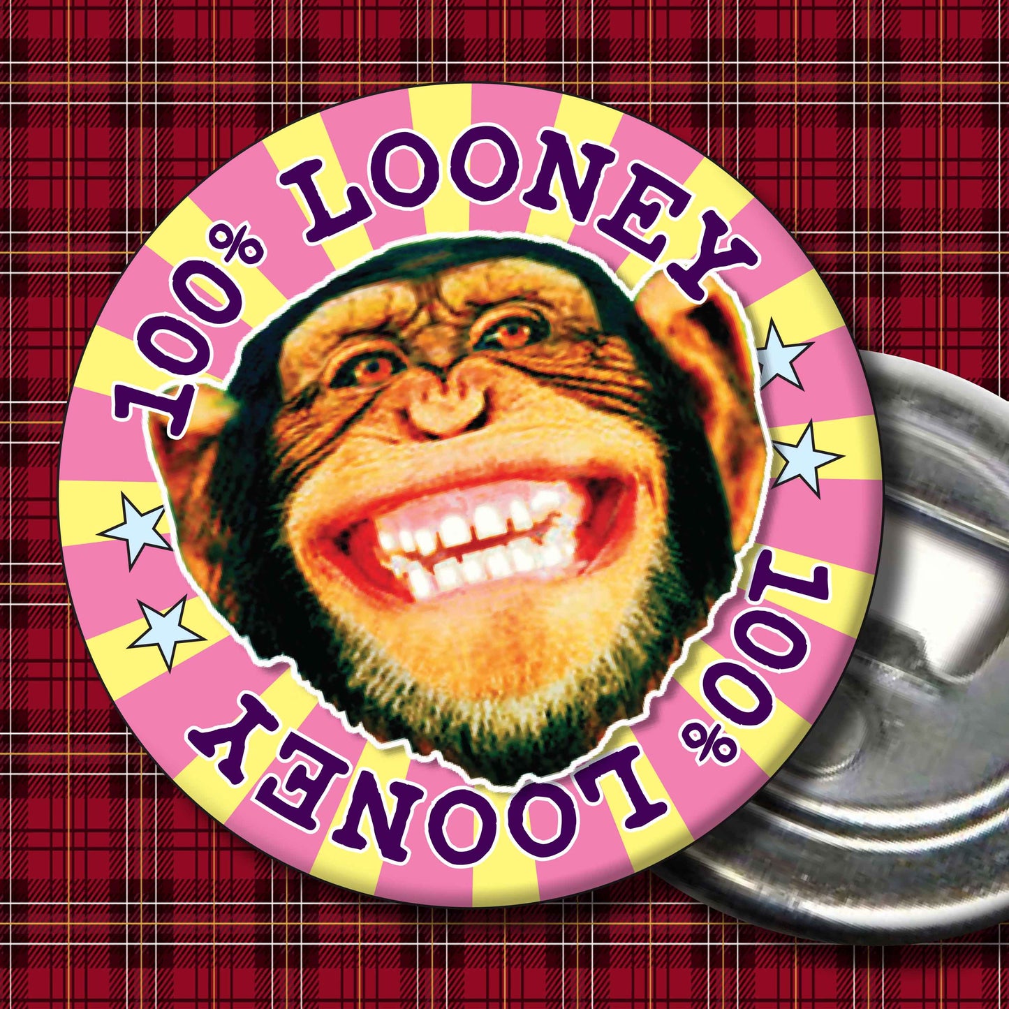 100% Looney Badge + Bottle Opener