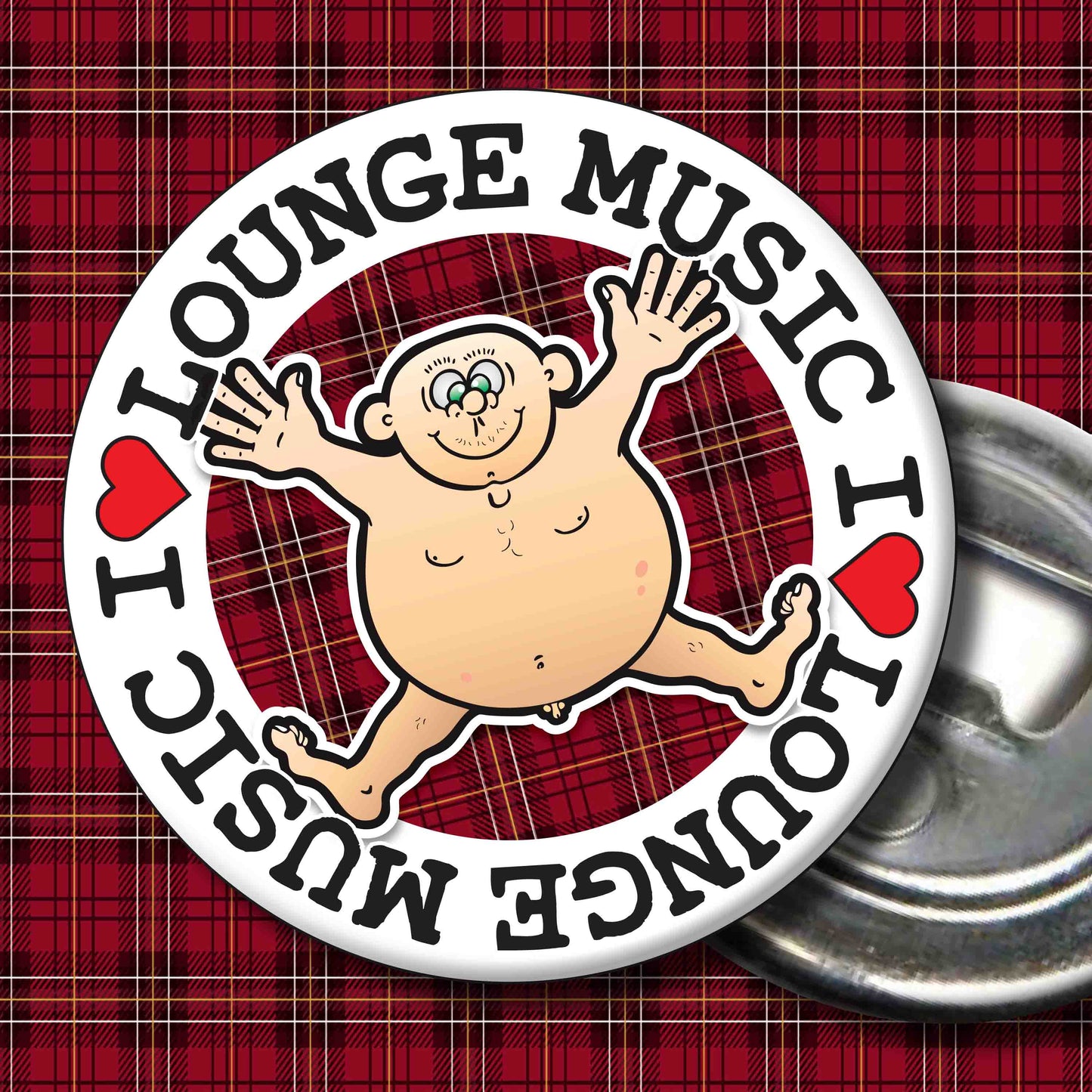 Fat Man "I Love Lounge Music" Art Print + Stuff