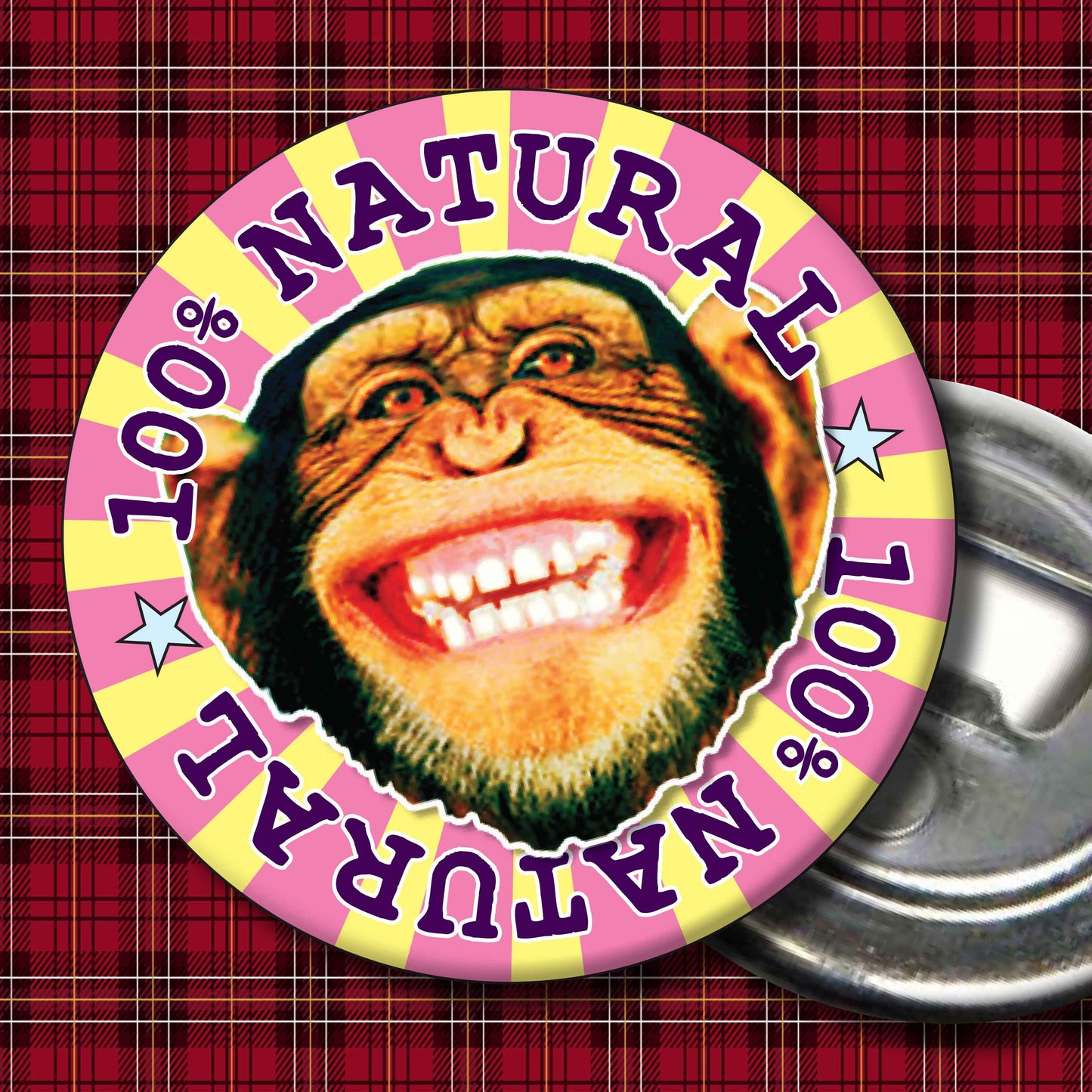 100% Natural Badge + Bottle Opener