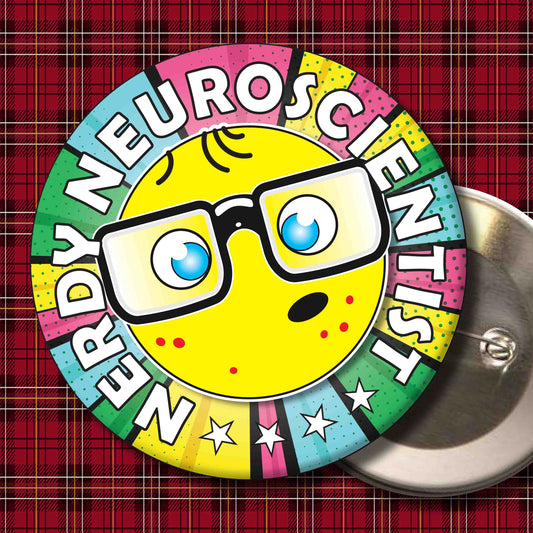 Neuroscientist Metal Pin Badge + Bottle Opener