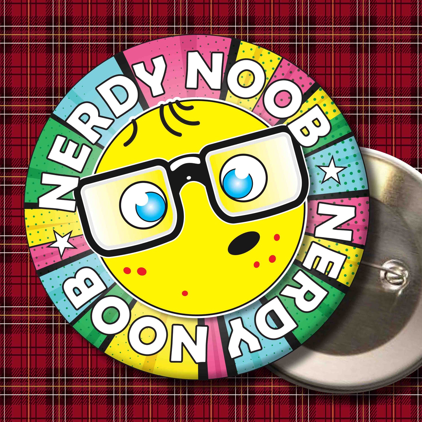 Noob Metal Pin Badge + Bottle Opener