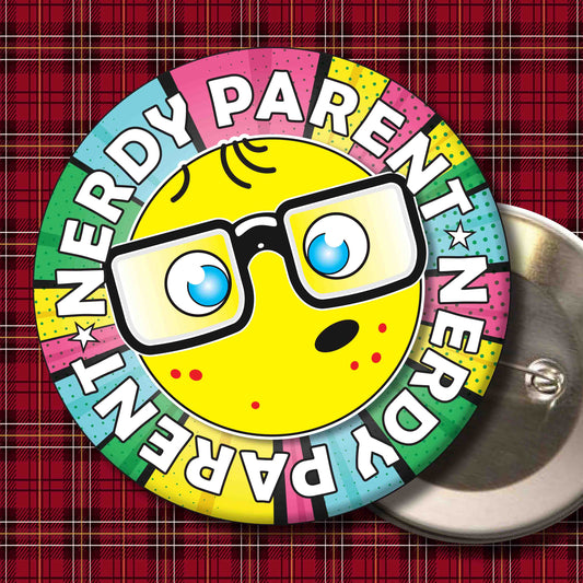 Parent Metal Pin Badge + Bottle Opener