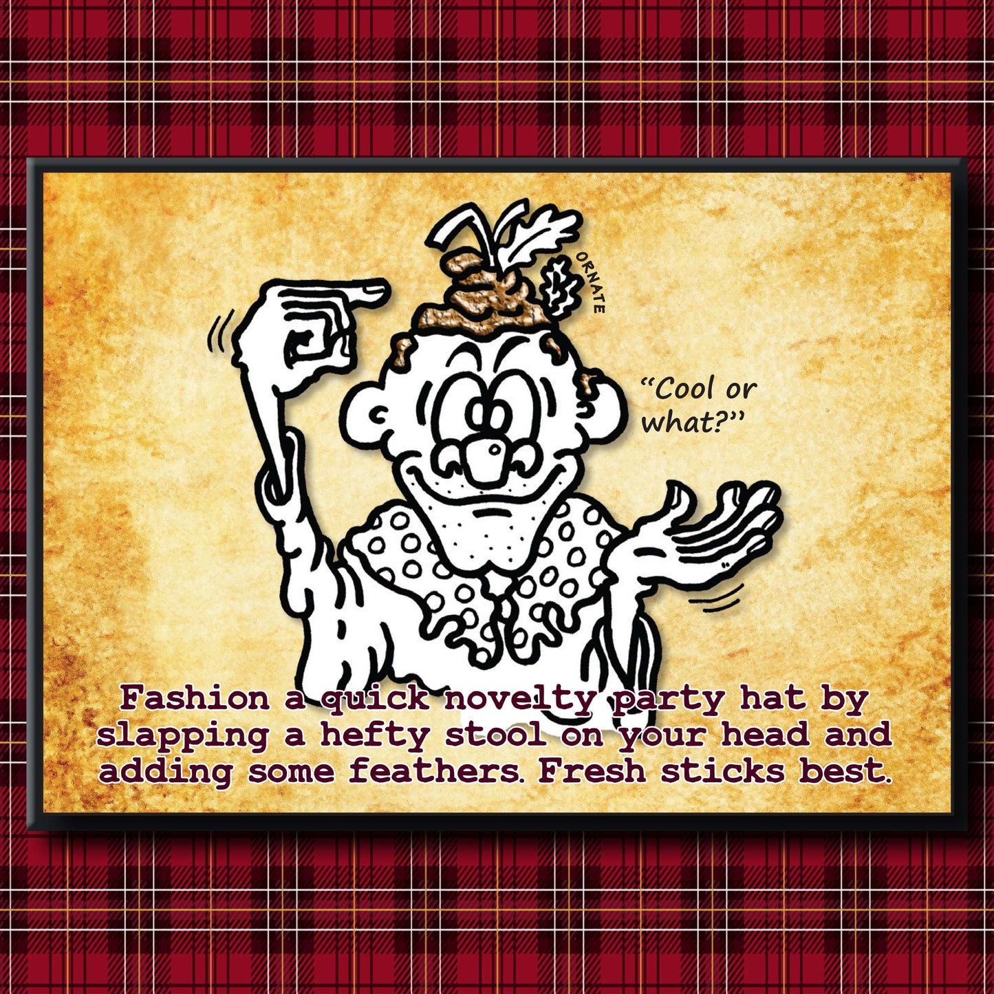 Party Poo Hat - Dog Poo Art Print