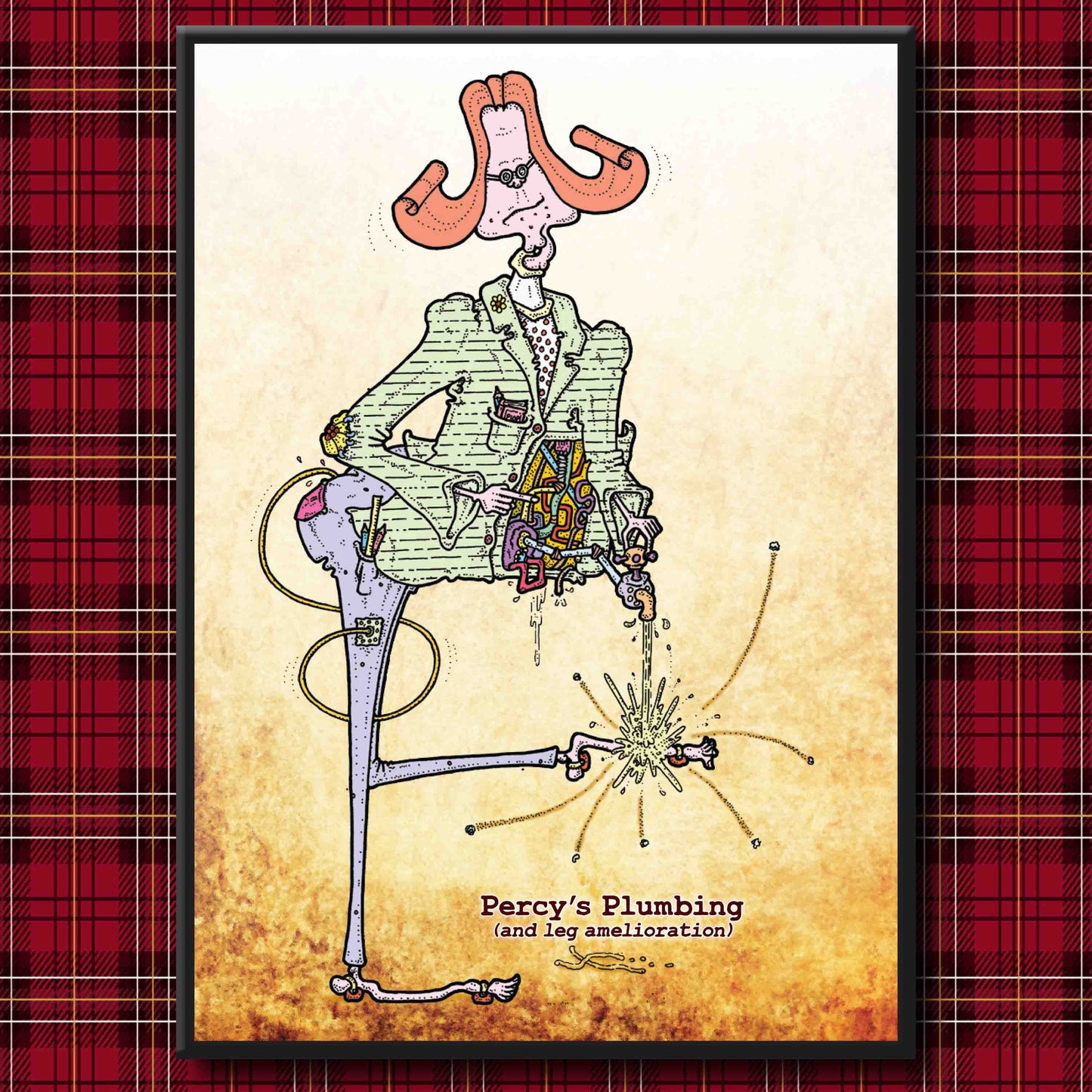 Percy's Plumbing Art Print