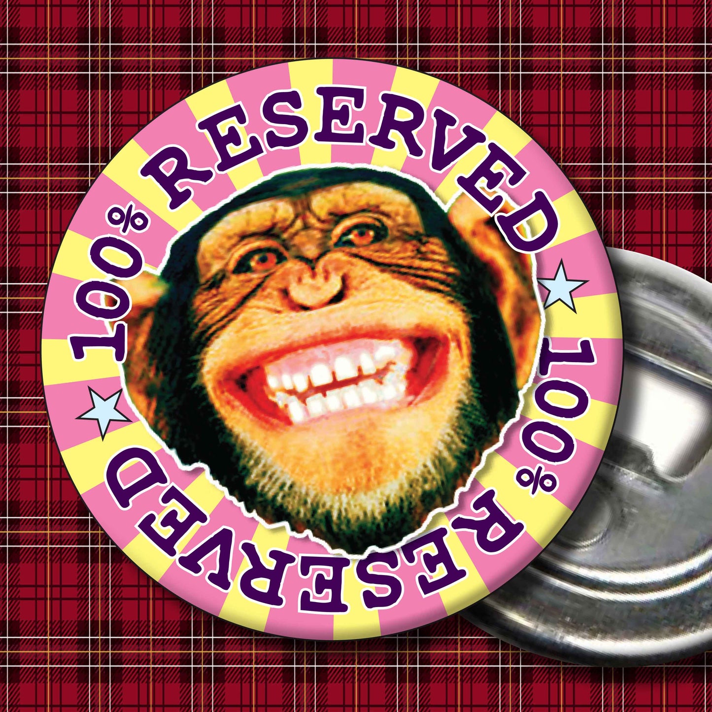 100% Reserved Badge + Bottle Opener