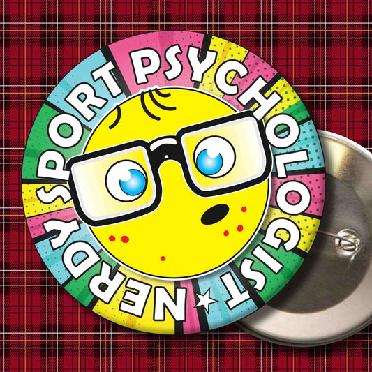 Sport Psychologist Metal Pin Badge + Bottle Opener