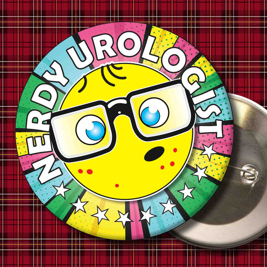 Urologist Metal Pin Badge + Bottle Opener