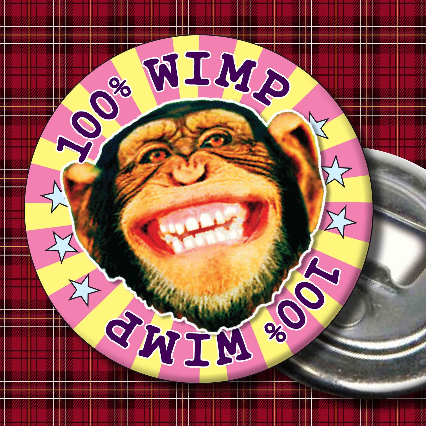 100% Wimp Badge + Bottle Opener